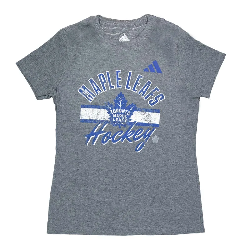 Best women’s outerwear for winter adidas - Women's Toronto Maple Leafs Blend T-Shirt (IB5627)