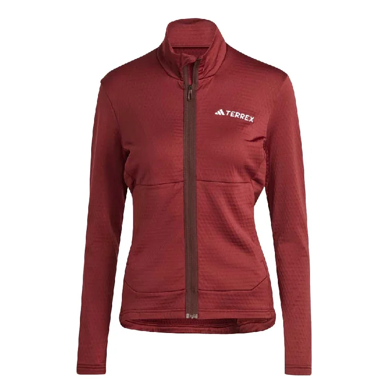 Wool outerwear for women adidas - Women's Terrex Multi Light Fleece Full Zip Jacket (IB1813)