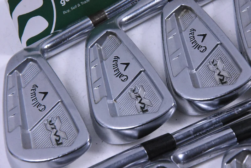 Casual Button-Down Sets Callaway RAZR X Forged Irons / 3-PW / Stiff Flex Project X Flighted Shafts