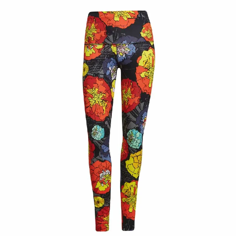 Outdoor performance outerwear adidas - Women's Floral Running Tights (HC1658)