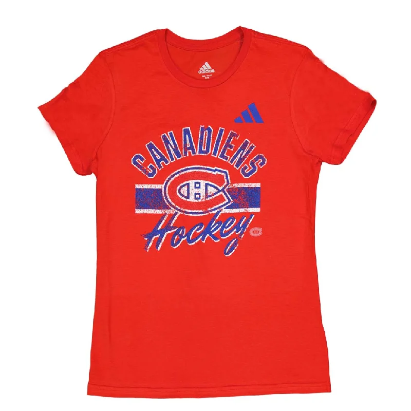 Functional jackets for women’s outerwear adidas - Women's Montreal Canadiens Blend T-Shirt (IB5640)