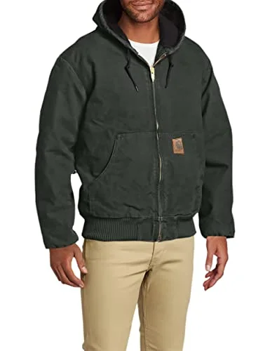 Warm outerwear for fall Carhartt 104050 Men's Sandstone Active Jacket