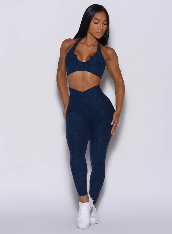 Feminine Crop Top Sets Brazilian Contour Leggings