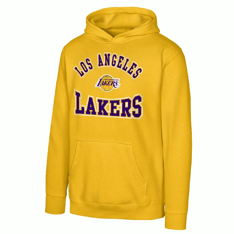 distressed tops for women Los Angeles Lakers Youth NBA Pullover Hoodie Sweatshirt