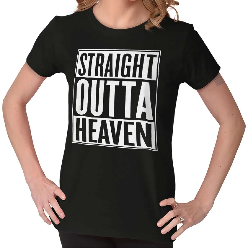 Women's oversized tee shirts Outta Heaven Ladies T Shirt