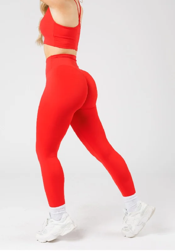 Winter leggings for stylish wear RecStretch™ Original Sculptseam® Legging Cherry