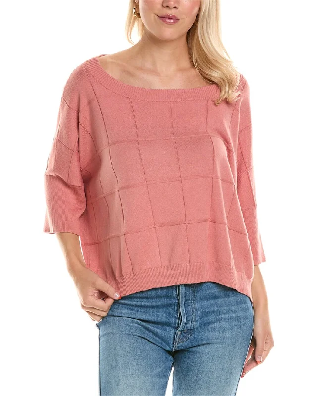 boho style women’s sweaters PLANET Boxy Top