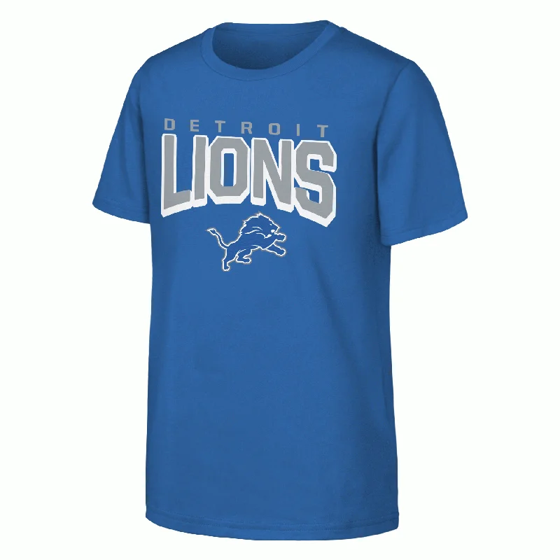 polished tops for women Detroit Lions Youth NFL Short Sleeve Shirt