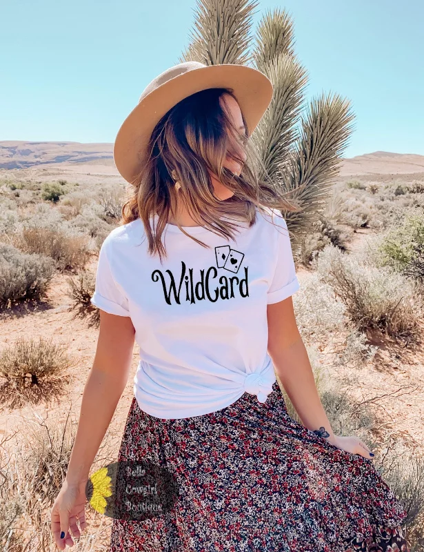 Boho style T-Shirts for women Wild Card Ace Country Women's T-Shirt