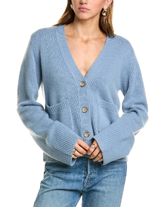 chic casual sweaters for women Sophie Rue Pocket Wool & Cashmere-Blend Cardigan