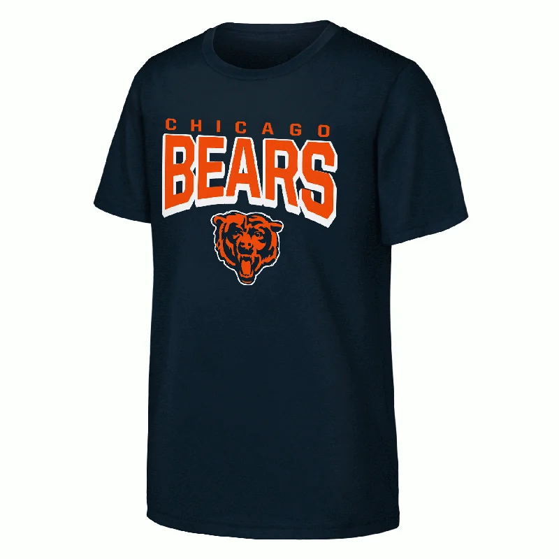 classic blouse tops for women Chicago Bears Youth NFL Short Sleeve Shirt