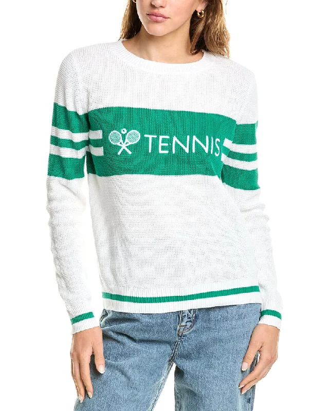 women’s patterned sweater tops FATE Tennis Sweater