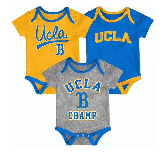 floral tops for women UCLA Bruins Infant 24 months 3-Piece Creeper Set