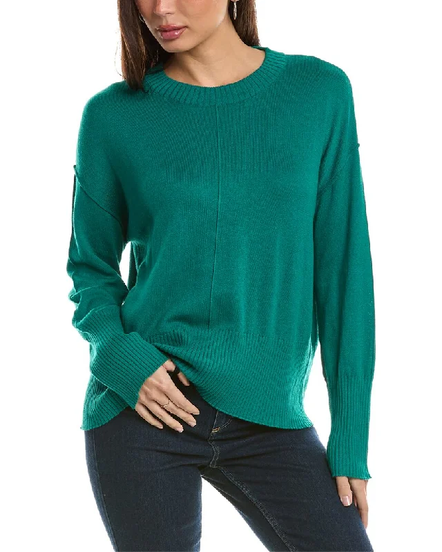 summer sweaters for women Hannah Rose Bungalow Boxy Cashmere-Blend Sweater