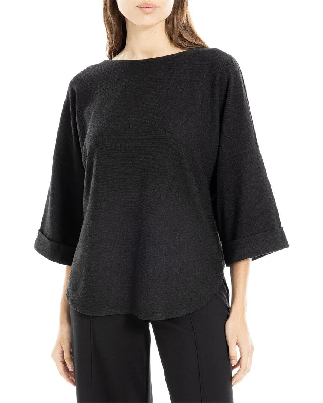 women’s sweater with long sleeves Max Studio Rib Knit Top