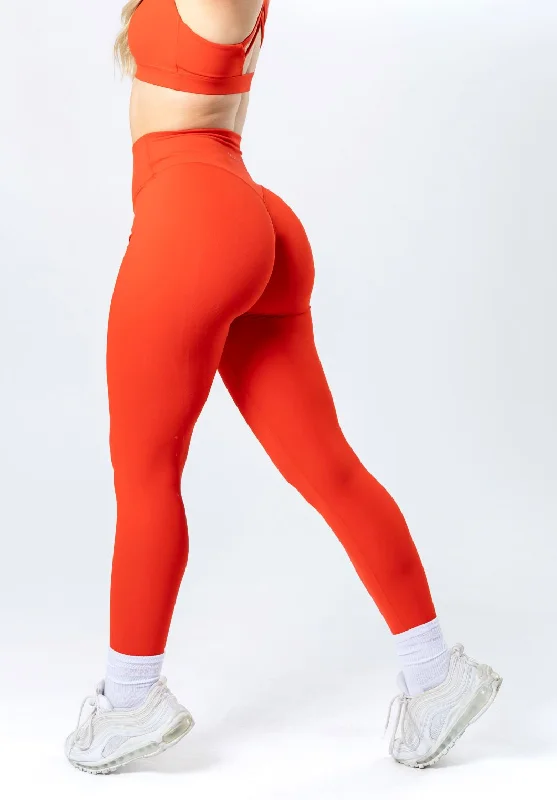 Soft leggings for fitness RecStretch Original Sculptseam® Plus Legging Hot Shot