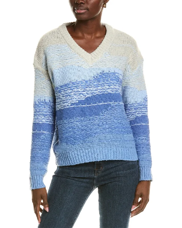 festive knit sweaters for women FATE V-Neck Sweater