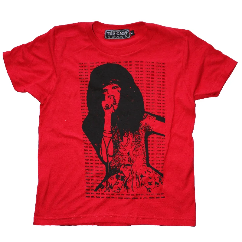 Trendy women's T-Shirts JAYNE COUNTY (Women's Baby Tee - RED)