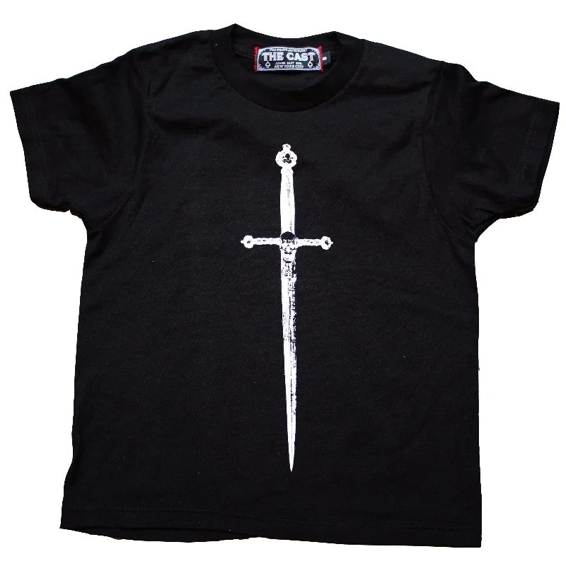 Affordable cotton T-Shirts for women DAGGER (Women's Baby Tee - BLACK)