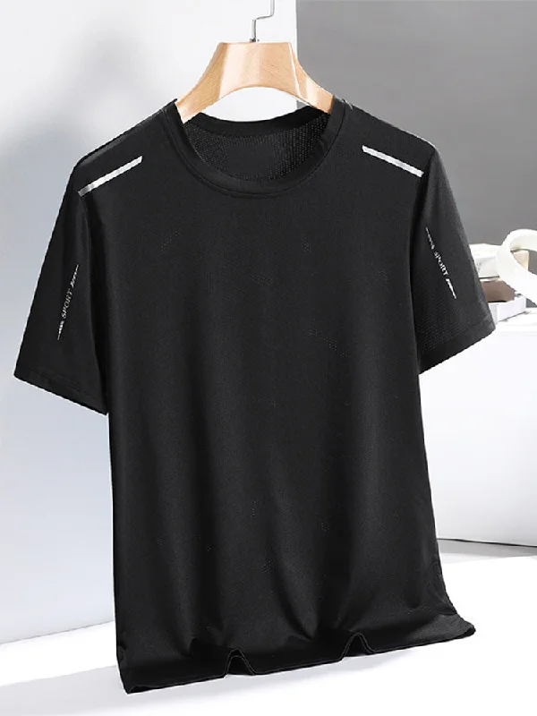 unique tops for women CoolSport Round Neck Tee