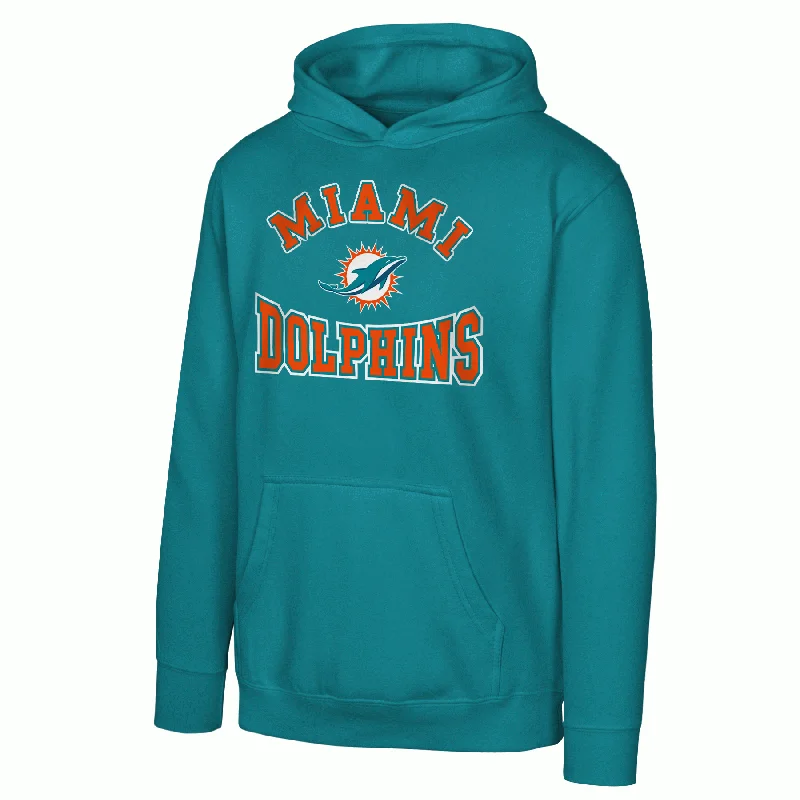 midi tops for women Miami Dolphins Youth Hoodie Pullover Sweatshirt