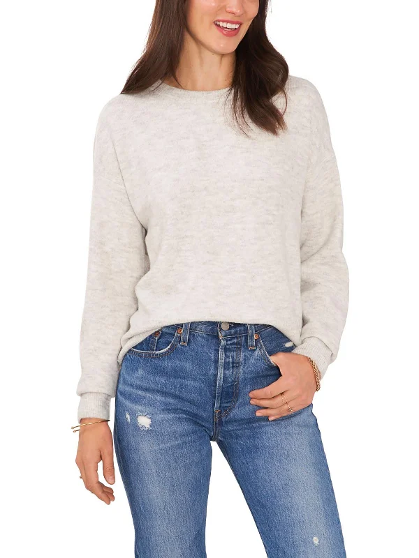 V-neck women’s sweaters Womens Knit Cut-Out Pullover Sweater