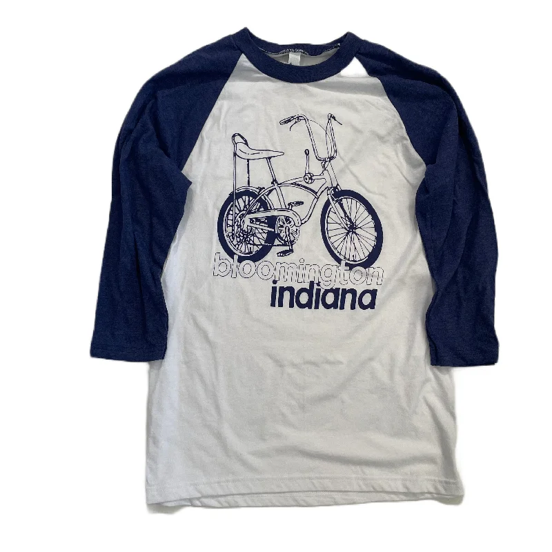 Women's oversized graphic T-Shirts Bloomington Indiana Stingray Bicycle Baseball T-Shirt