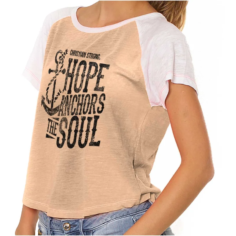 Stylish T-Shirts for women Hope Anchors the Soul Vintage T Shirts