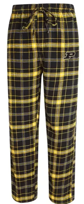 plaid tops for women Purdue Boilermakers Adult Concepts Sports Flannel Pajama Pants