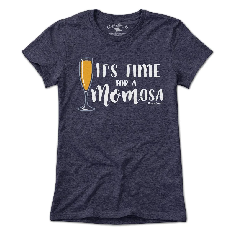 Women's oversized T-Shirts It's Time For a MOMosa T-Shirt