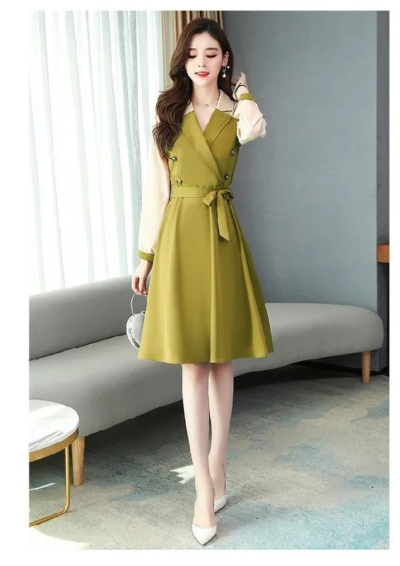 Sexy mini dresses & jumpsuits for evening funlong sleeve plus size women causal loose midi spring  autumn dress   for women