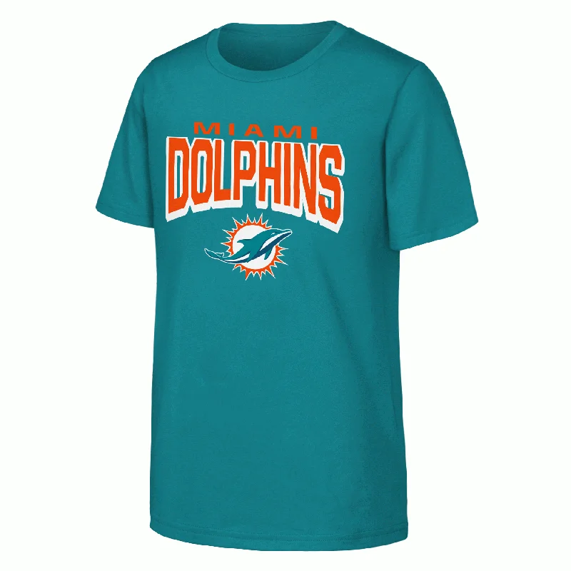 light blouses for women Miami Dolphins Youth NFL Short Sleeve Shirt