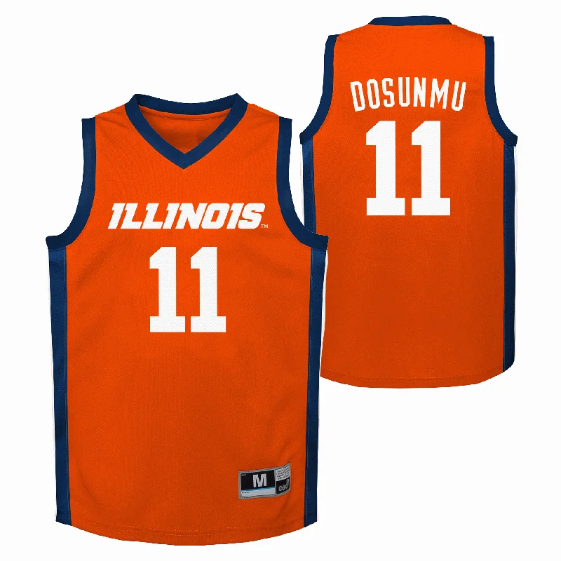 embroidery tops for women Ayo Dosunmu # 11 Illinois Fighting Illini Youth College Basketball Jersey