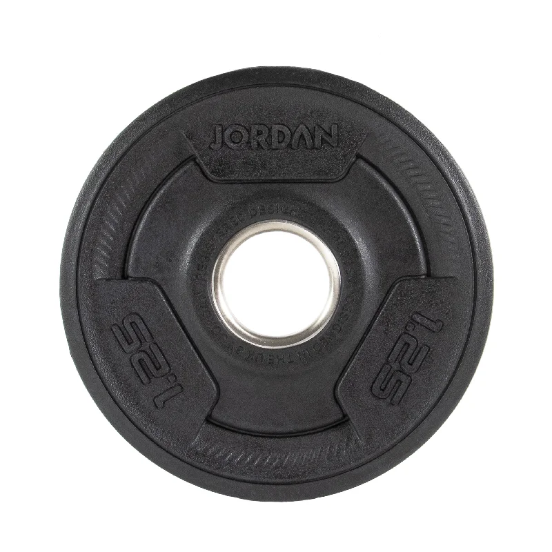 women's workout tops JORDAN® Rubber Tri-Grip Olympic Weight Plates - NEW DESIGN