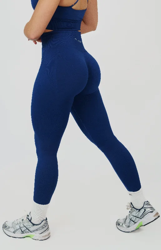 Fashionable leggings for women Tempo Seamless Scrunch Leggings - Midnight Blue