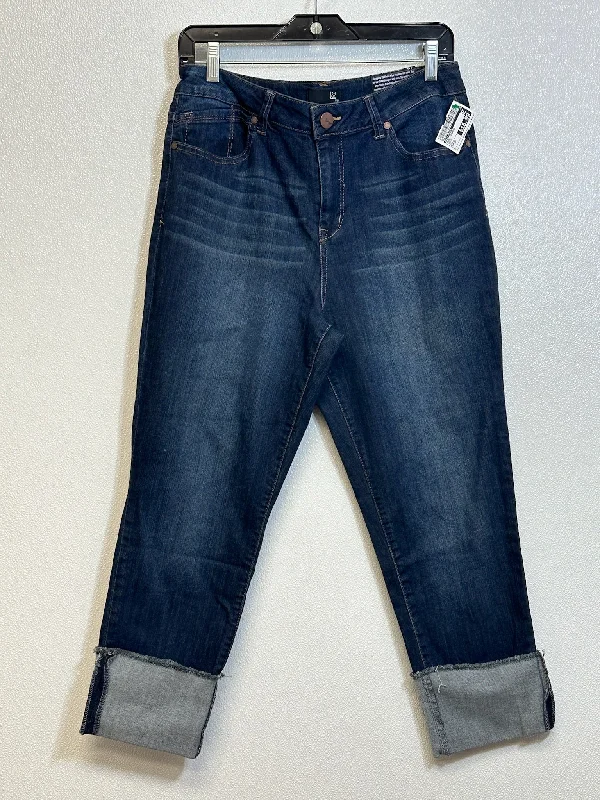 stylish high rise straight jeans Jeans Cropped By 1822 Denim  Size: 12