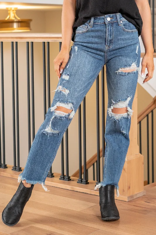 trendy mom skinny jeans Josephine High Rise Girlfriend Jeans