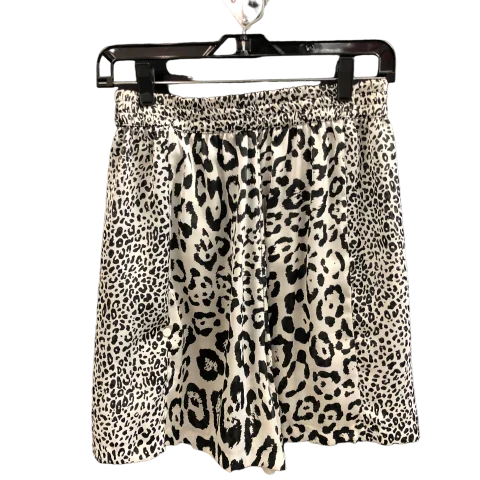 Stretchy lounge shorts Animal Print Shorts Zara Basic, Size S