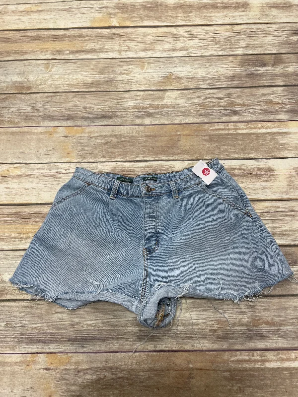 Stylish yoga shorts Blue Denim Shorts Wild Fable, Size 12