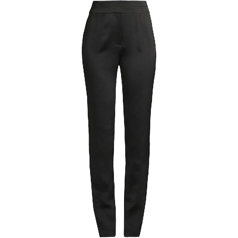 women’s soft lounge pants Donna Karan Womens Straight Leg High Waisted Straight Leg Pants