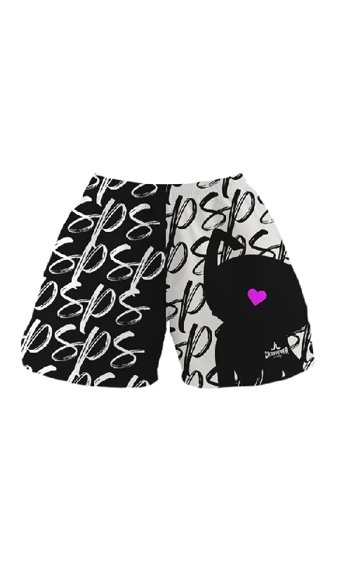 Elastic waistband shorts Meow, Women Shorts