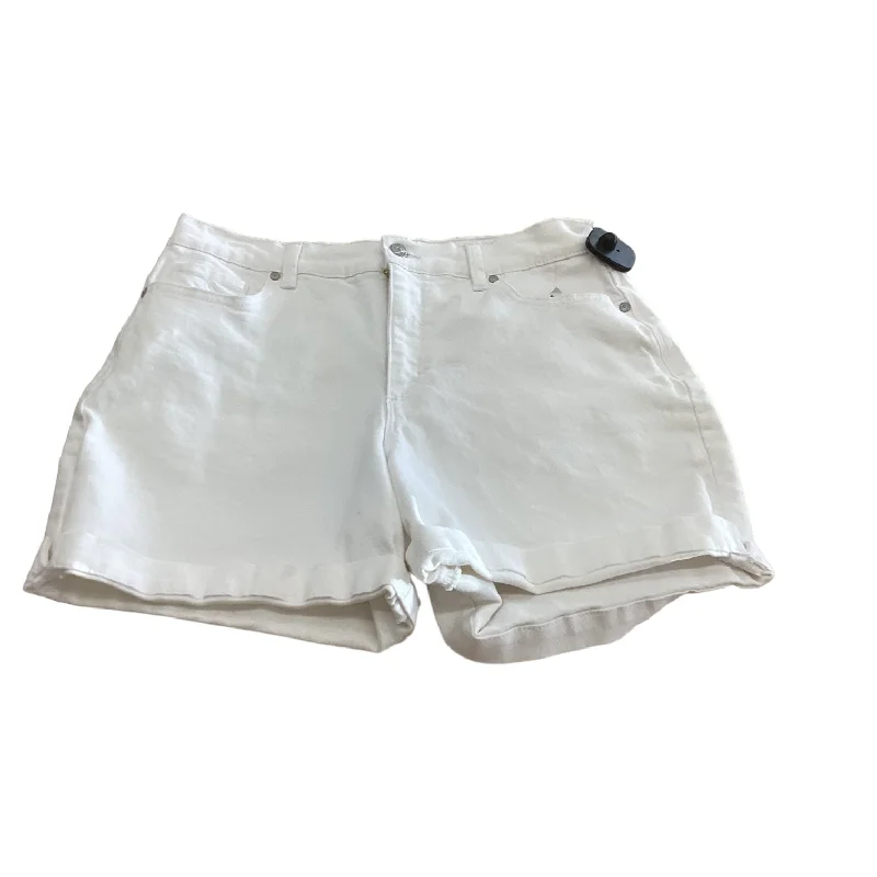 Printed workout shorts White Shorts Gloria Vanderbilt, Size 8